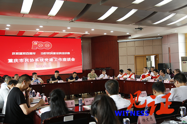 庆祝建党百年 当好党的建设的组织者 重庆市民协系统党建工作座谈会在渝召开